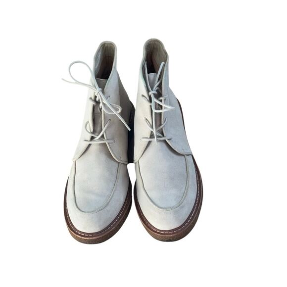 J. Crew Women's Soft Suede Leather Lace-Up Desert Boots Pale Sand Size 9 - Picture 5 of 9
